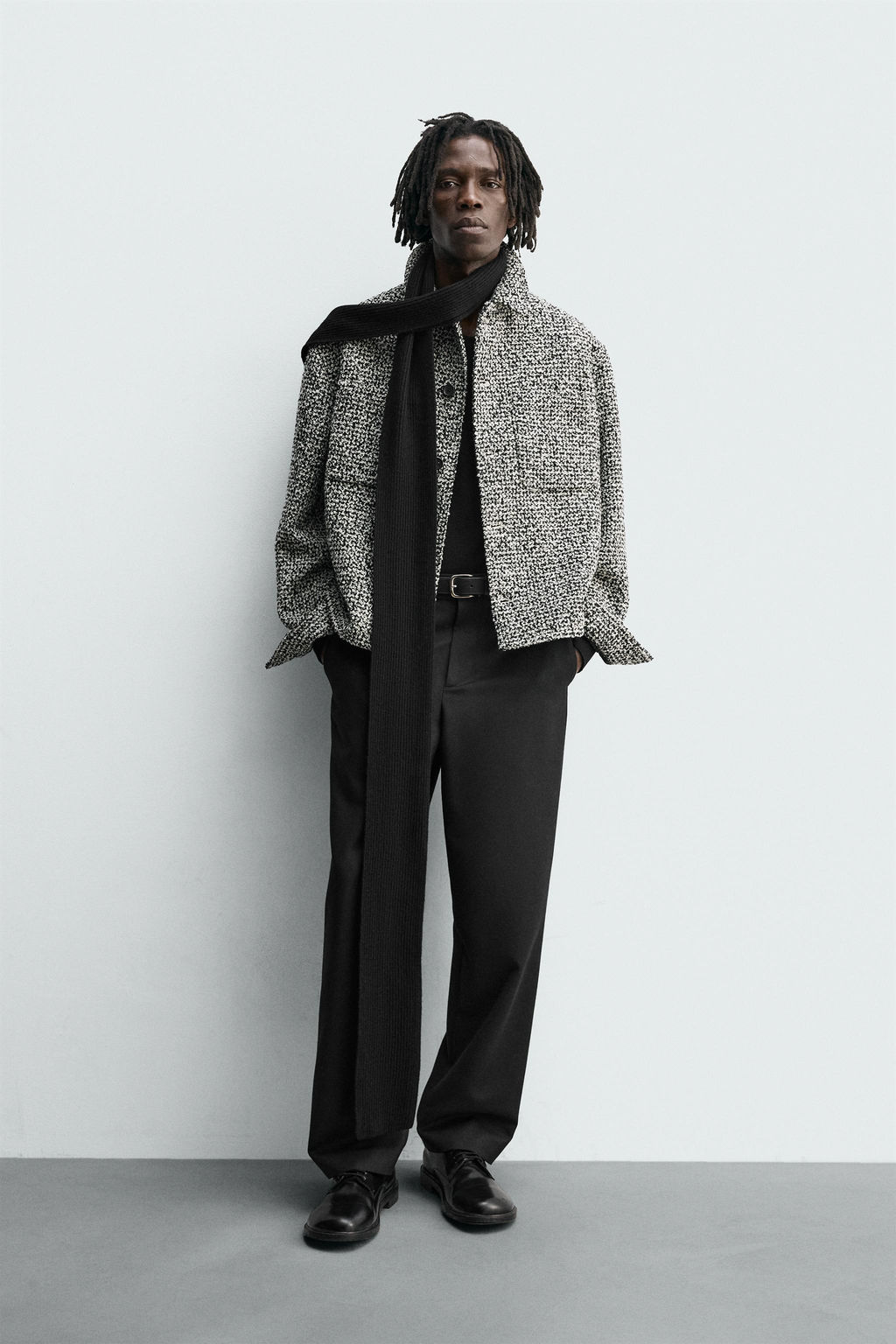 TEXTURED OVERSHIRT WITH POCKETS