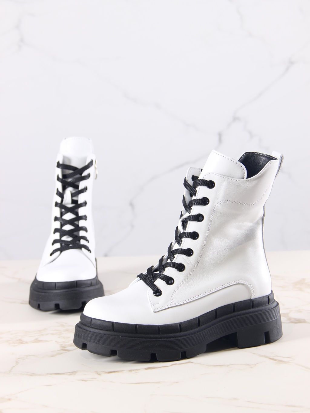 Ботинки 346.astra30bl.white/Байка