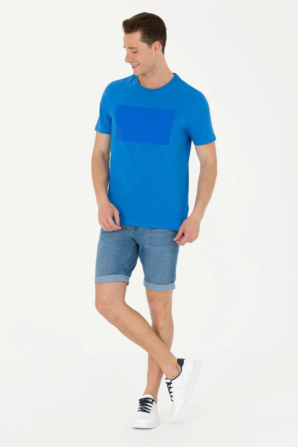 U. S. Polo Assn Мужская футболка Saks с круглым вырезом - U.s. polo assn фото 4