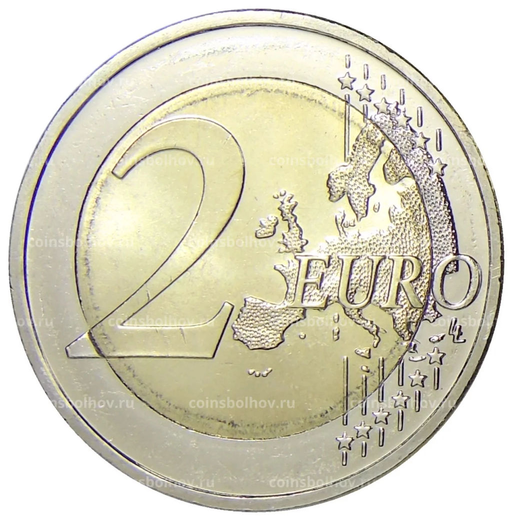 2 евро 2009 года D Германия Церковь Людвига в Саарбрюккен, Саар