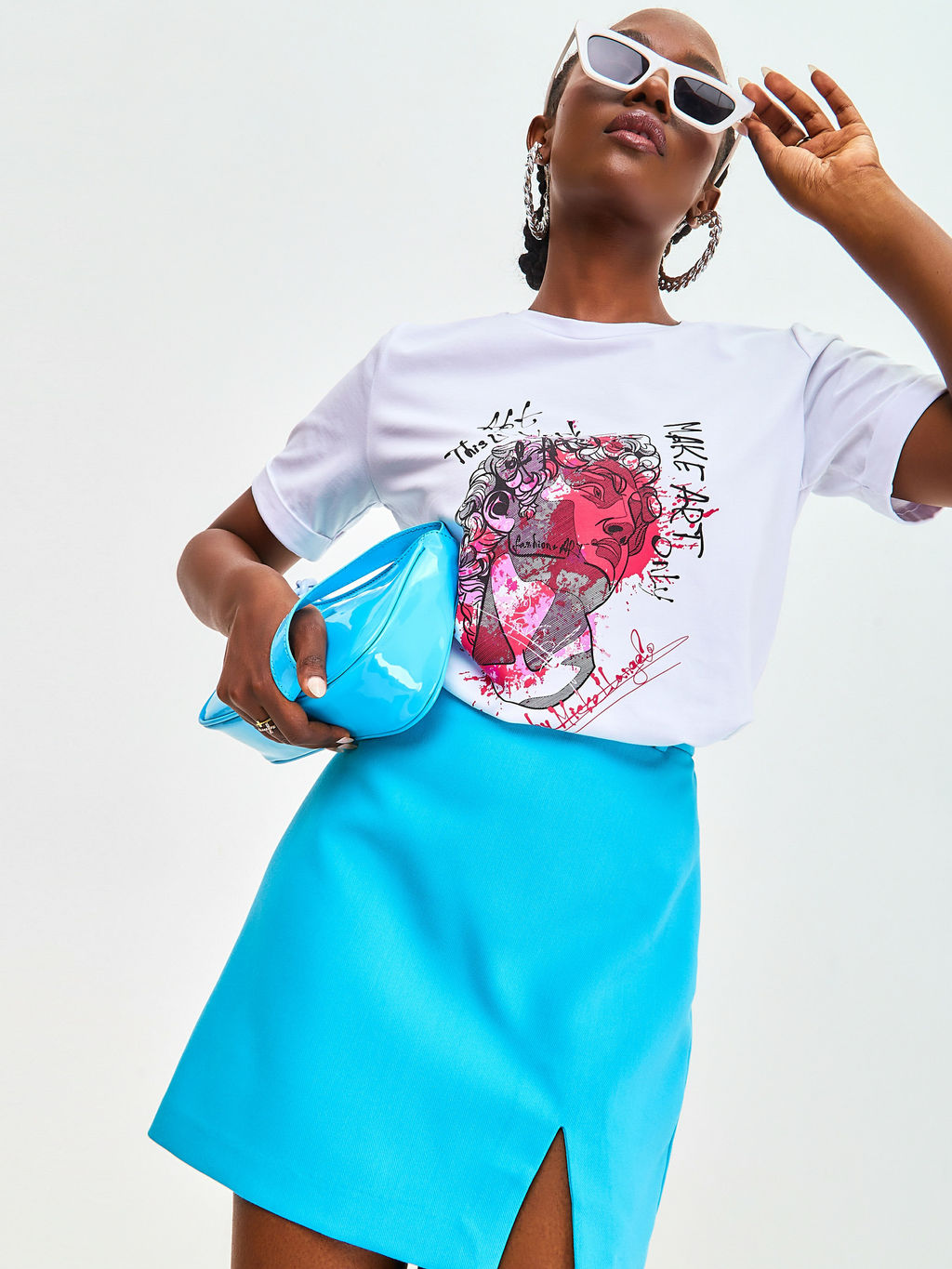 Футболка с принтом NEW - Fashion.love.story фото 3