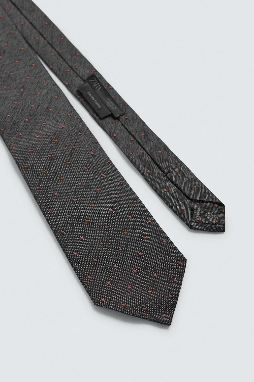 CORBATA JACQUARD LUNARES 100% SEDA / Marr?n - Zara фото 5