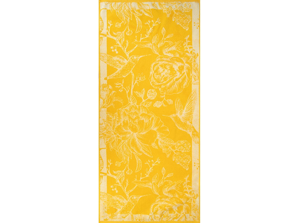 Полотенце махровое 6с102.411ж1 Пробуждение(т.желтый4) 67х150см