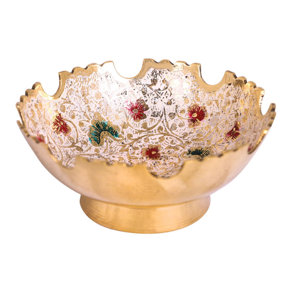 Ваза-фруктовница набор из 2 штук. №Фр1130/4 (эмаль белая)