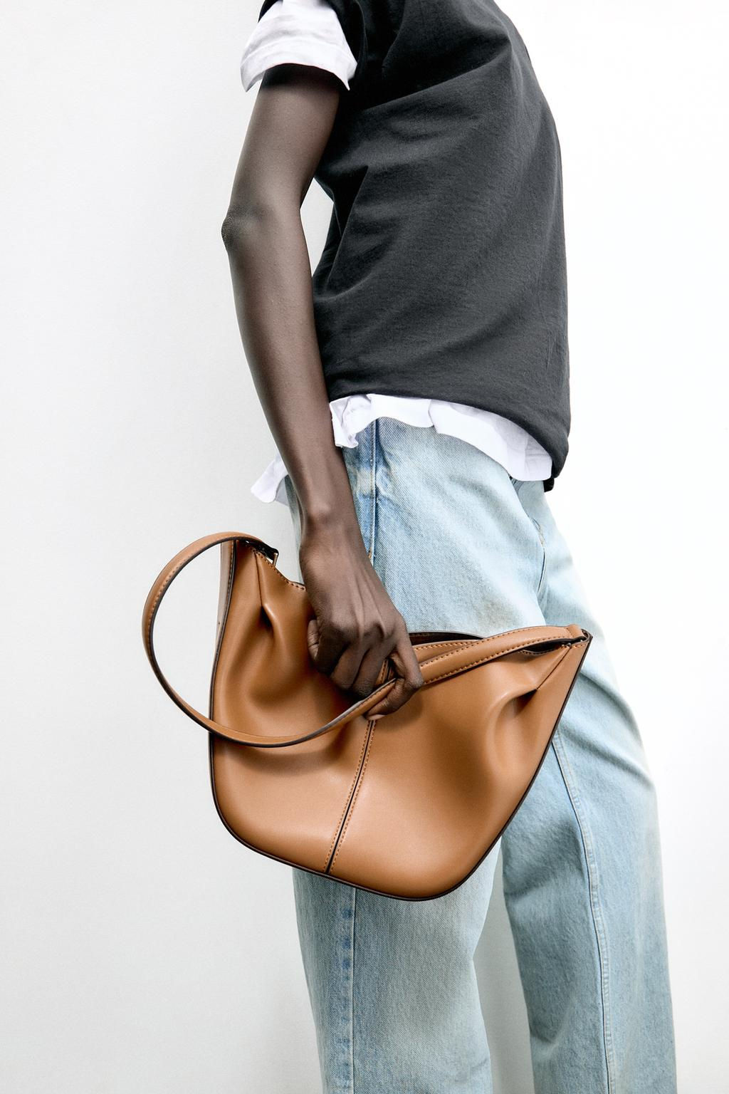 GATHERED TOTE BAG - Zara фото 5