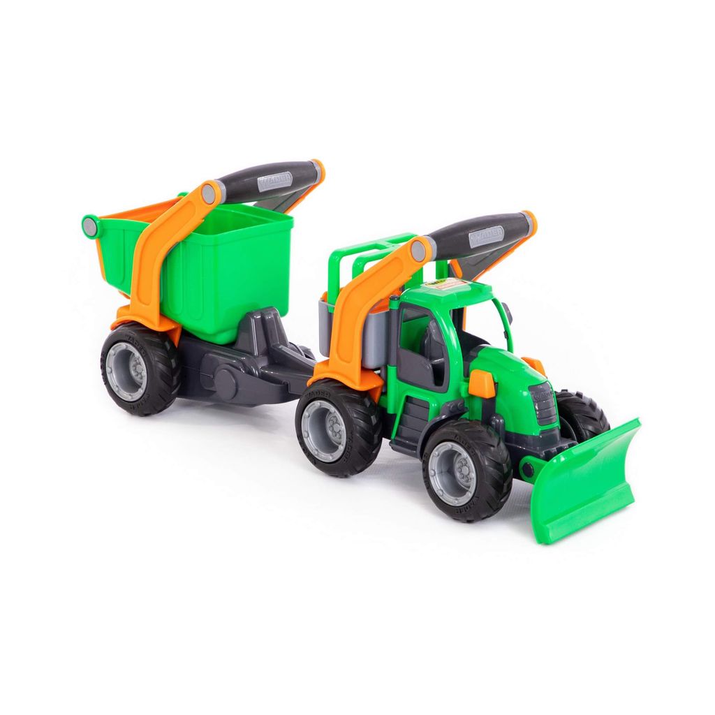 ГрипТрак, трактор снегоуборочный с полуприцепом (в коробке) - Полесье фото 5