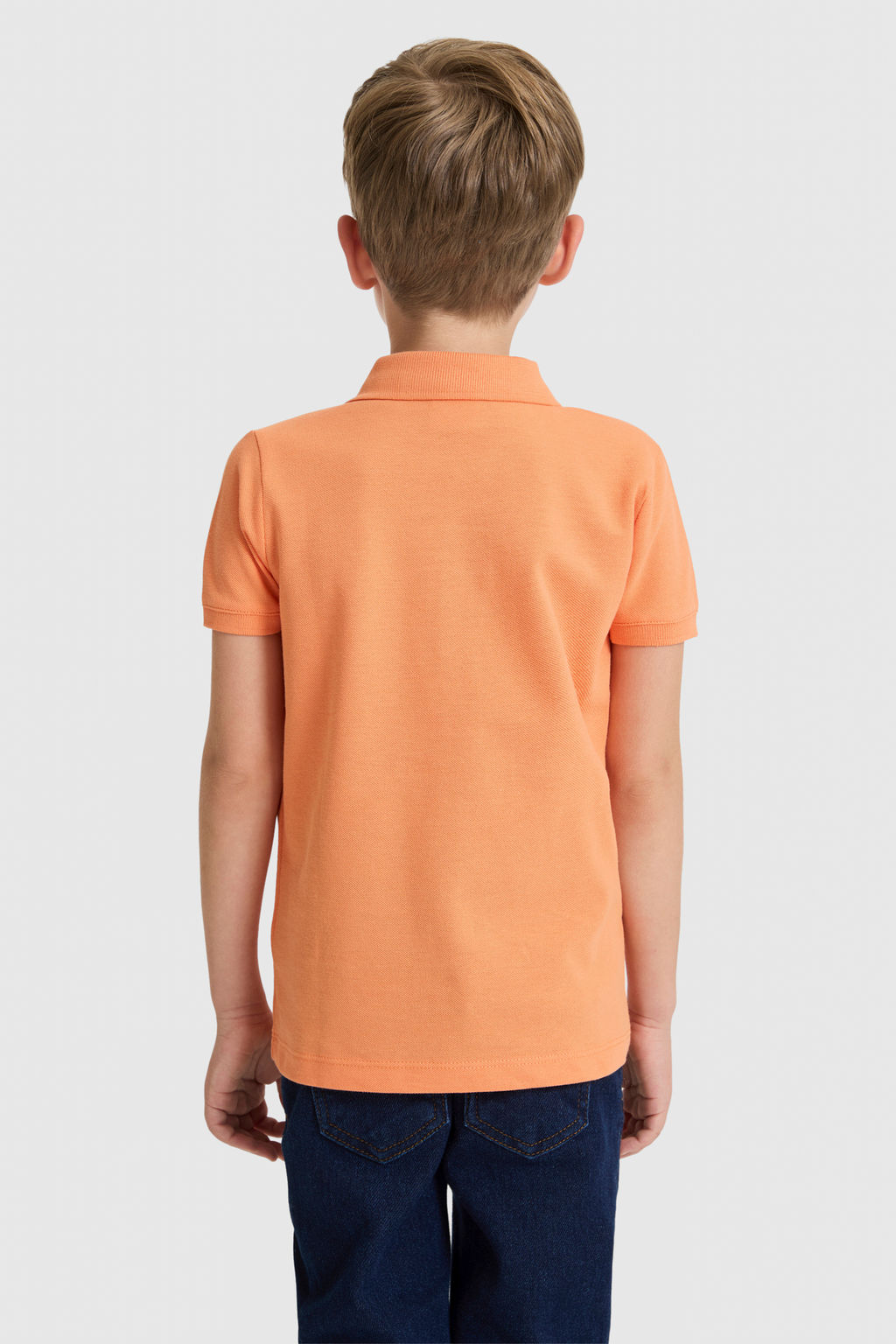 Erkek Гocuk Turuncu Polo Yaka Basic TiЕГrt - U.s. polo assn фото 5