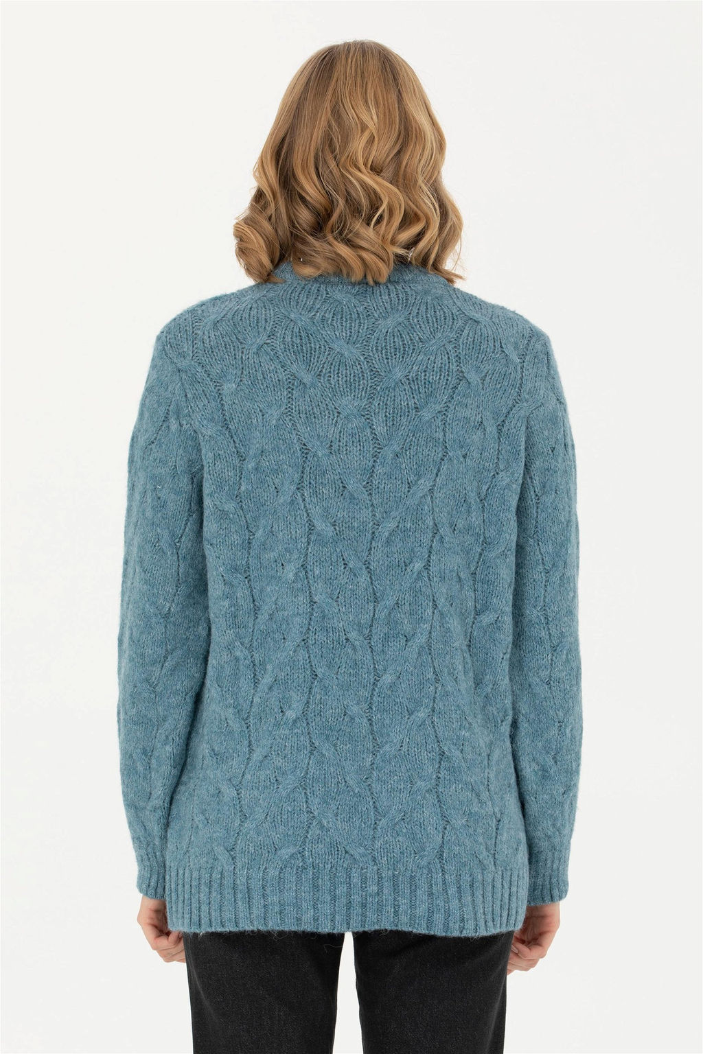 Женский свитер с круглым вырезом Petrol Неожиданная скидка в корзине - U.s. polo assn фото 5