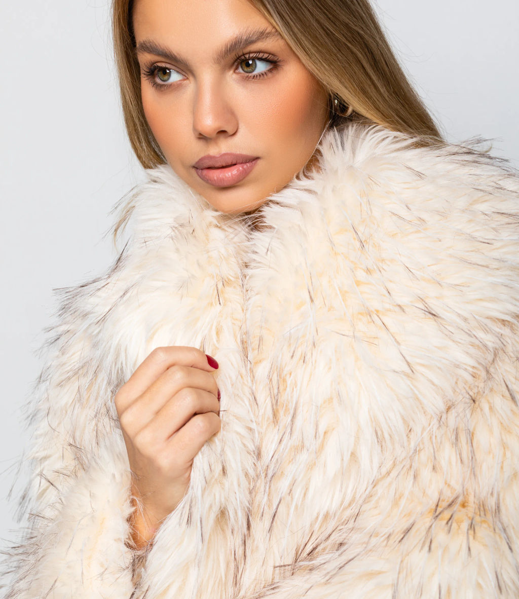 Шуба #КТ4011 (1), молочный - Dommod фото 6