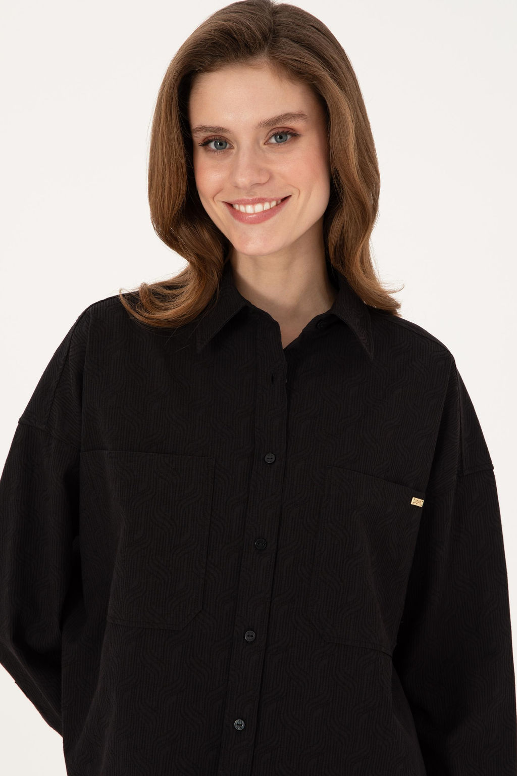 Kad_n Siyah Uzun Kollu G_mlek - U.s. polo assn фото 2