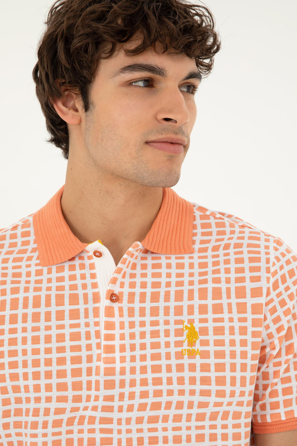 U. S. Polo Assn / Мужская футболка с лососем - U.s. polo assn фото 9
