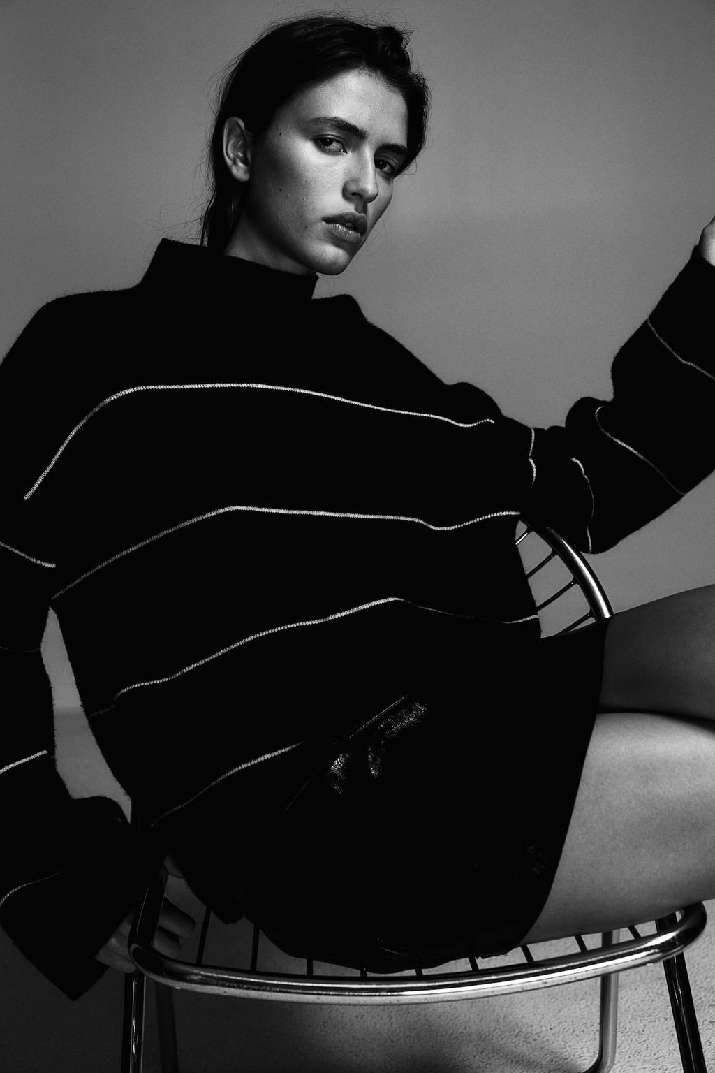 Jersey en mezcla de lana con cuello perkins - H&m фото 2