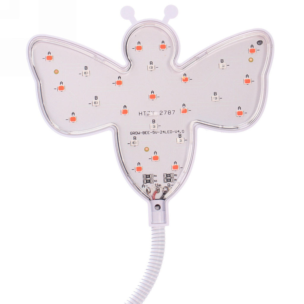 Фитосветильник для растений и рассады "Bee" 17*15*40см 24LED USB CY-BEE01