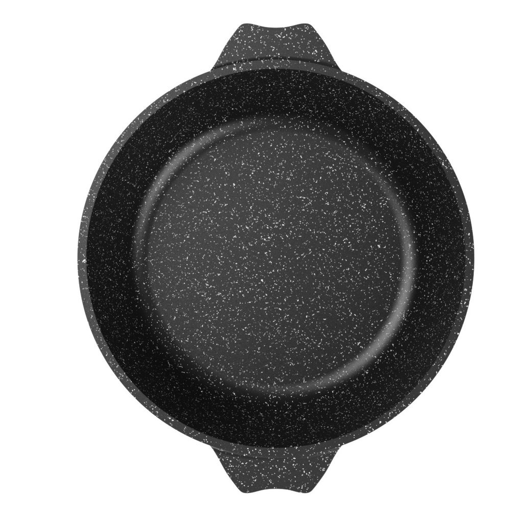 Жаровня алюмин. 2,4л (АП) Гранит black (32802) (Мечта)