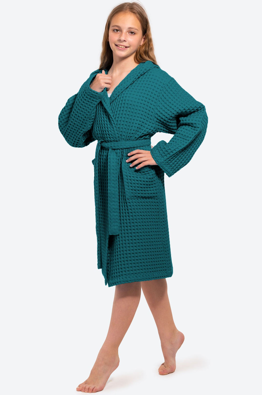 Детский вафельный халат Бохо Happy Fox Home  фото 9