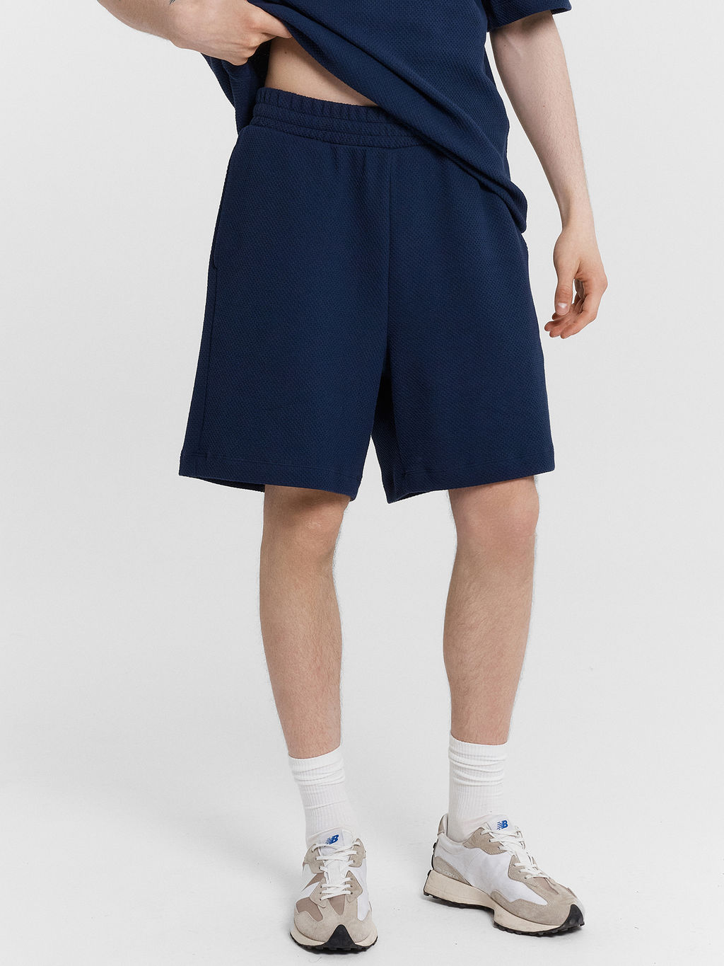 Комплект мужской синий: футболка и шорты - Mark formelle фото 4