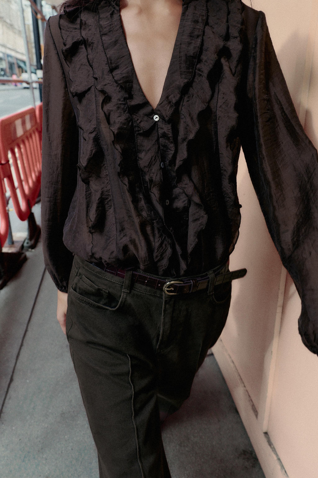 RUFFLED BLOUSE - Zara фото 3