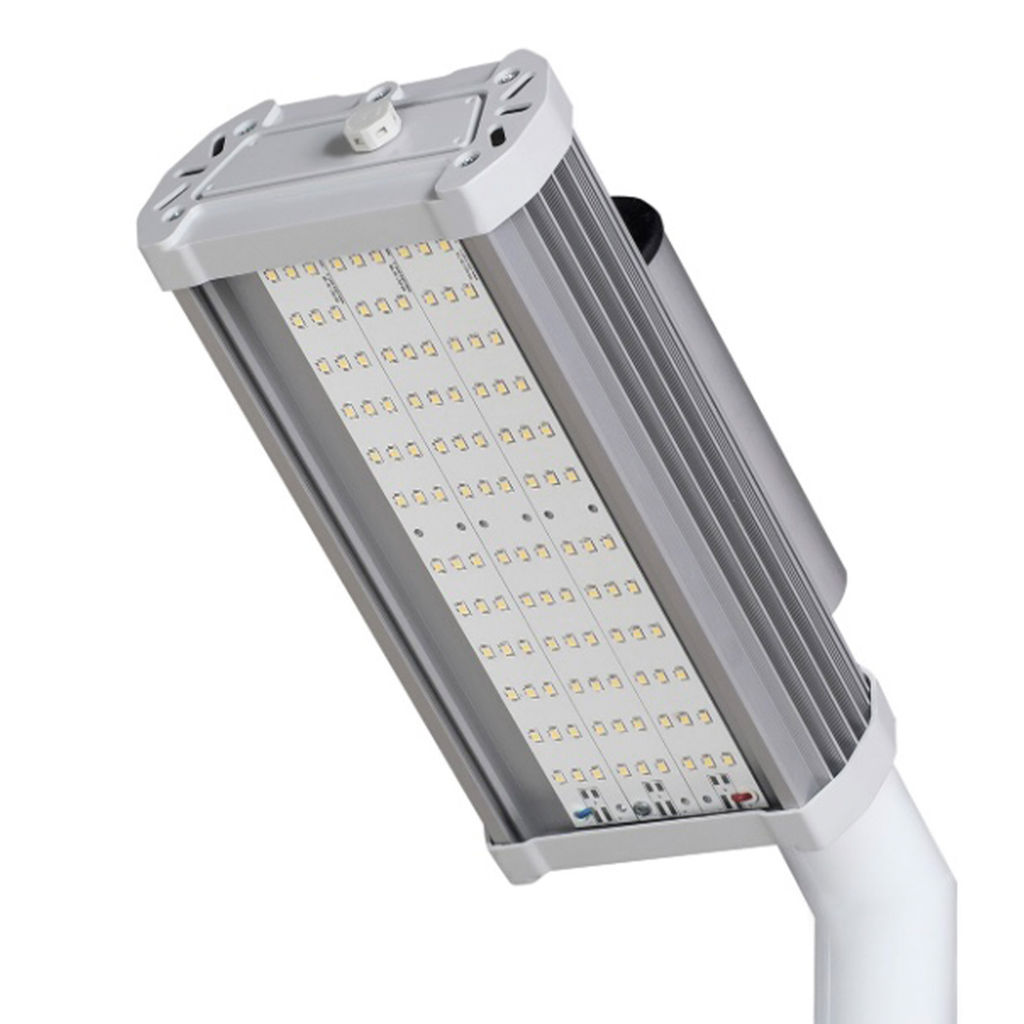 ULV-R24J 100W/6500К IP65 SILVER Светильник светодиодный уличный консольный. Дневной свет (6500К). Угол 120x90 градусов. TM Uniel.