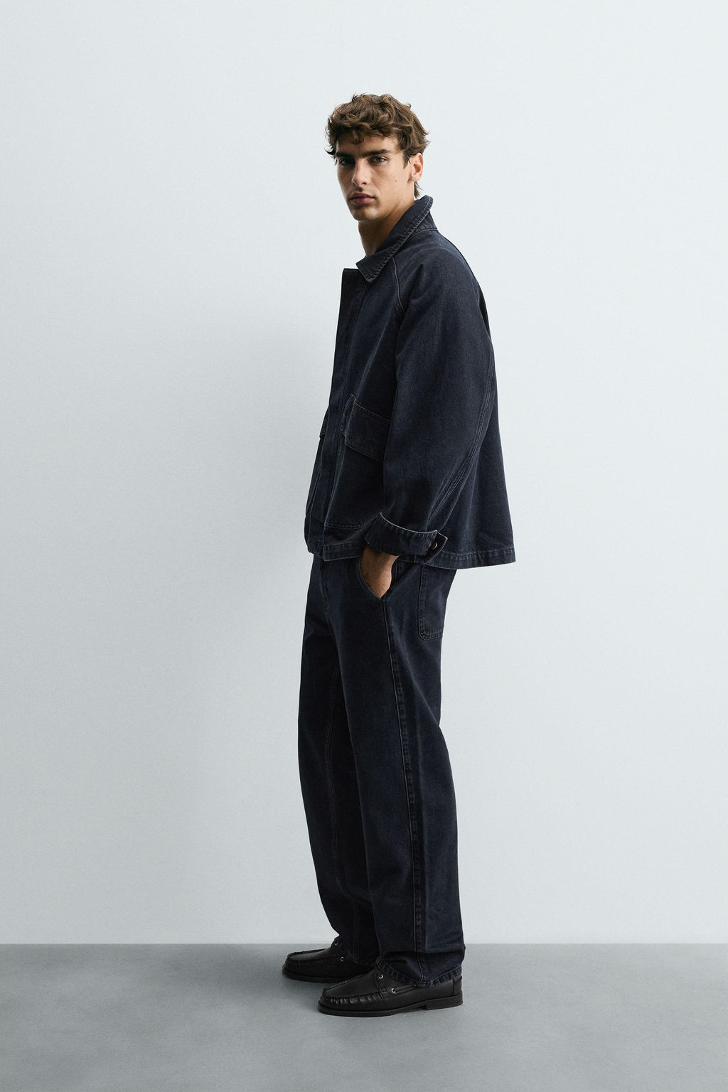 DENIM JACKET WITH POCKETS - Zara фото 4