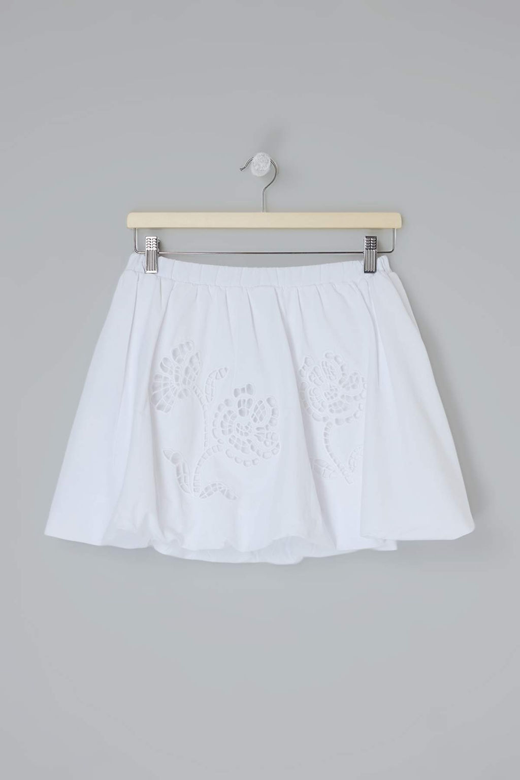 Beyaz Brode Detayl? Balon Mini Sort Etek TWOSS26ET00118