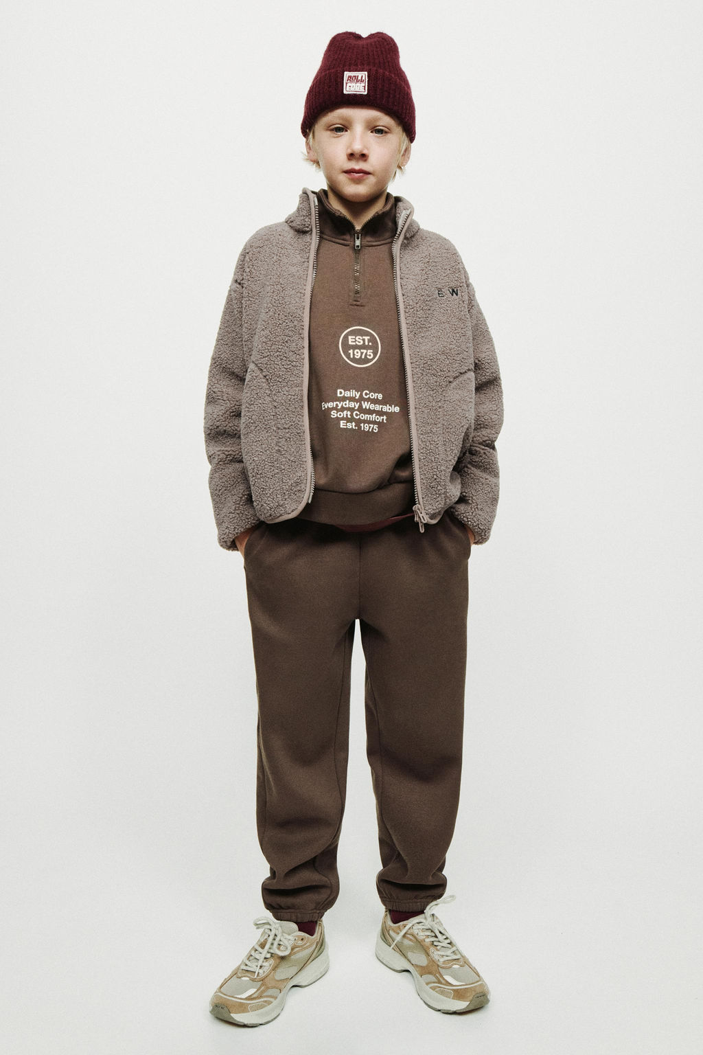 TEXT PRINT JOGGERS - Zara фото 5