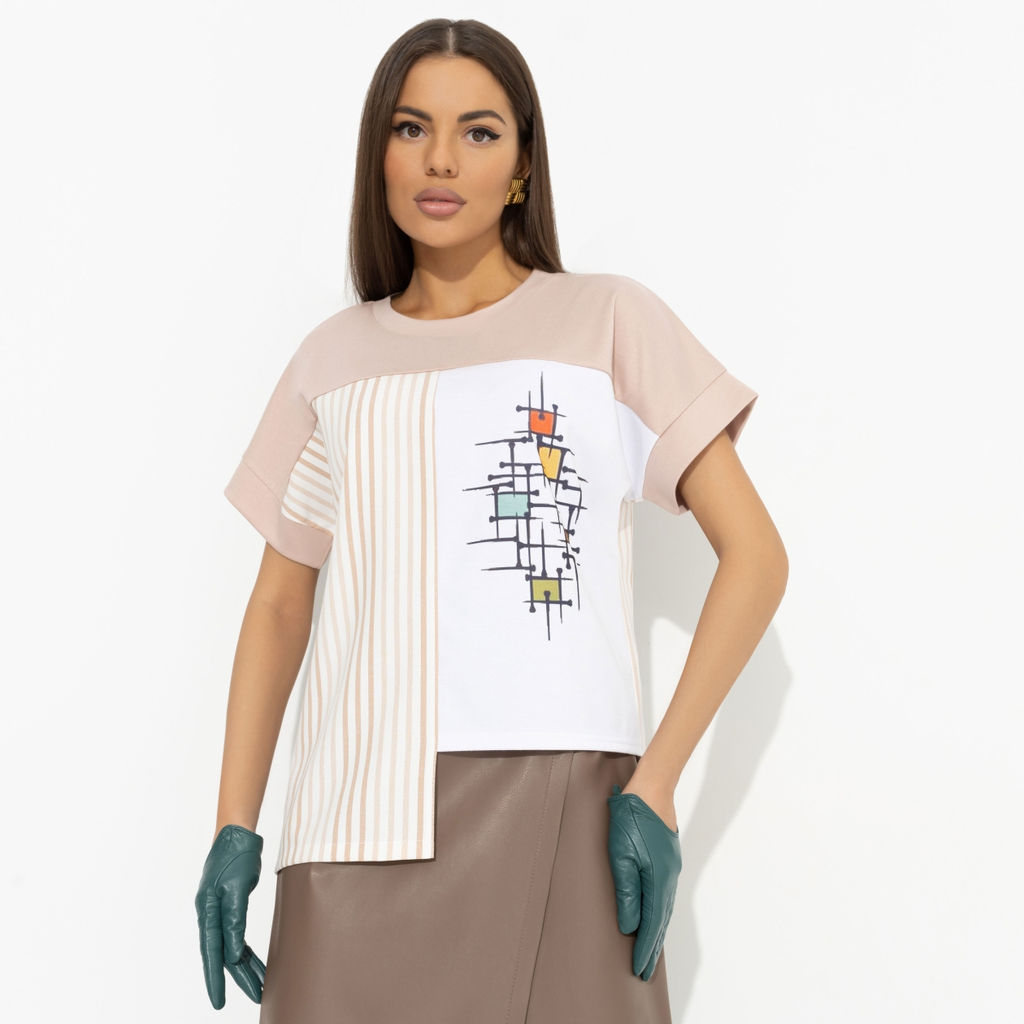 Туника со спущенным плечом, Минимализм с характером - Charutti фото 2