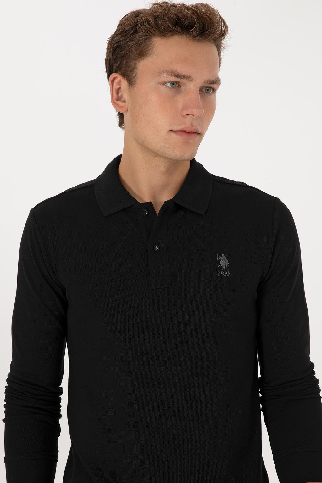 Erkek Siyah Basic Sweatshirt - U.s. polo assn фото 9