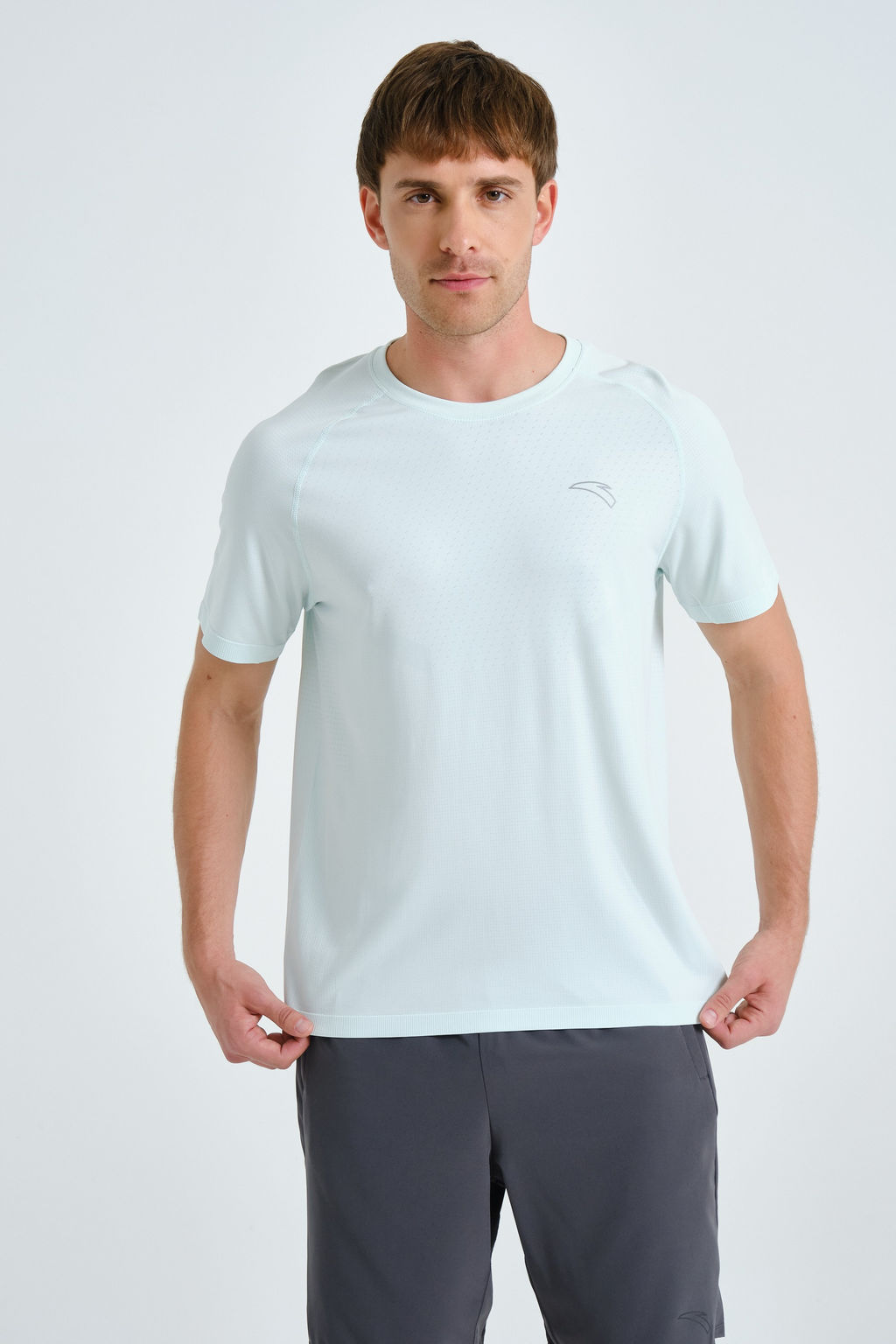 Футболка Голубой ADVANCED RUNNING SS Tee
