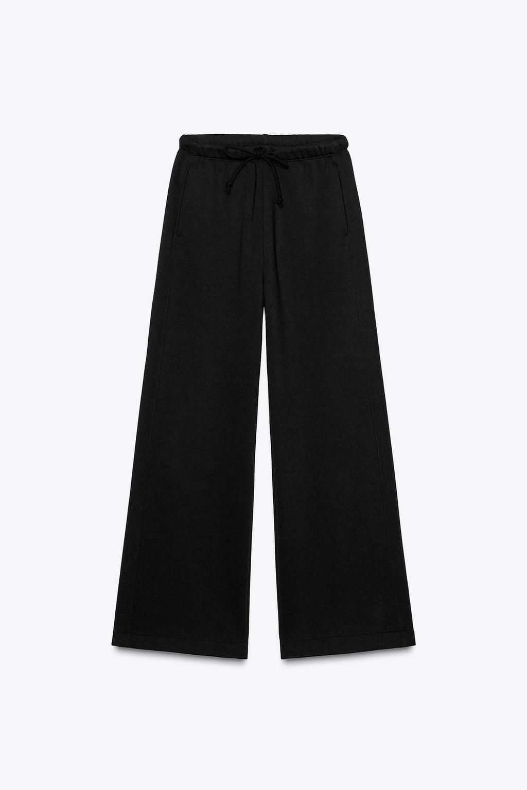 STRAIGHT-LEG PLUSH TROUSERS - Zara фото 30