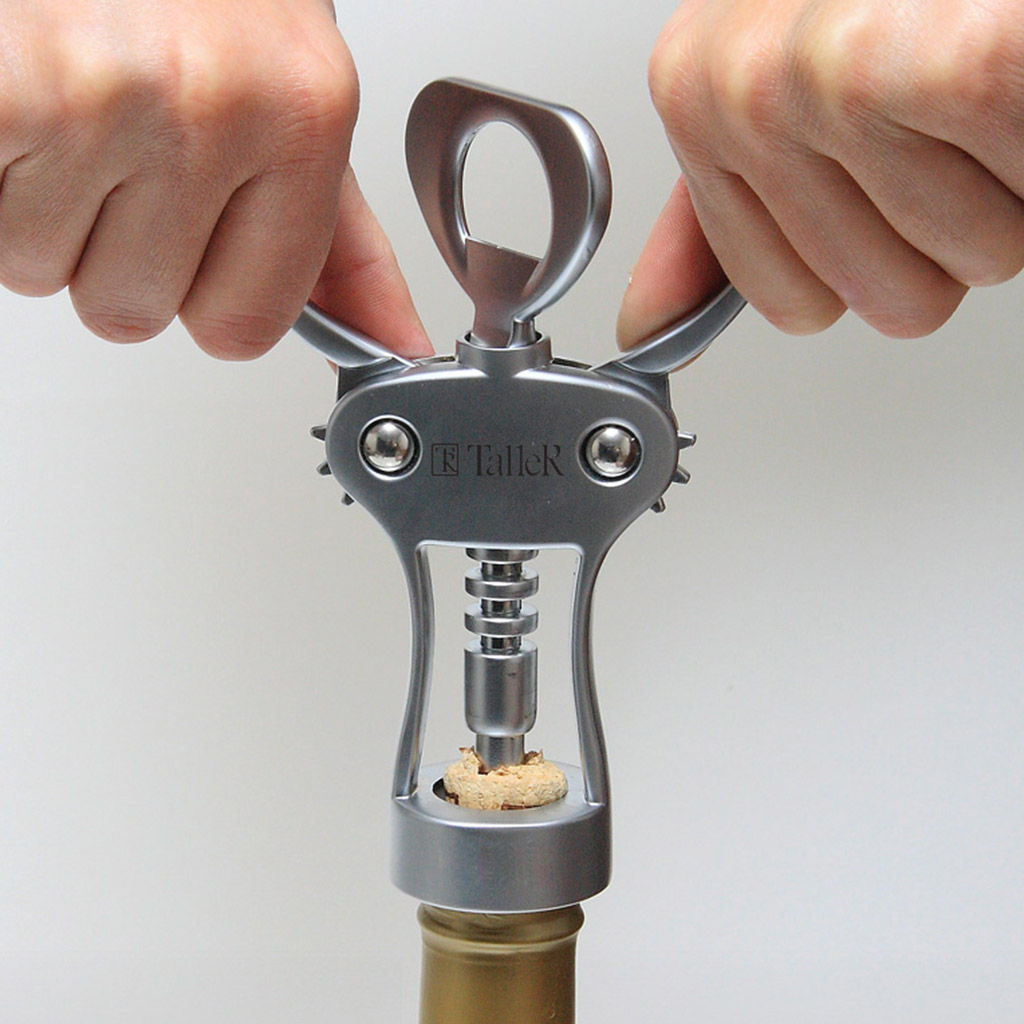 Штопор из цинкового сплава со специальным покрытием TalleR спираль штопора из стали с защитным колпачком (Китай) - Домашняя Мода фото 4