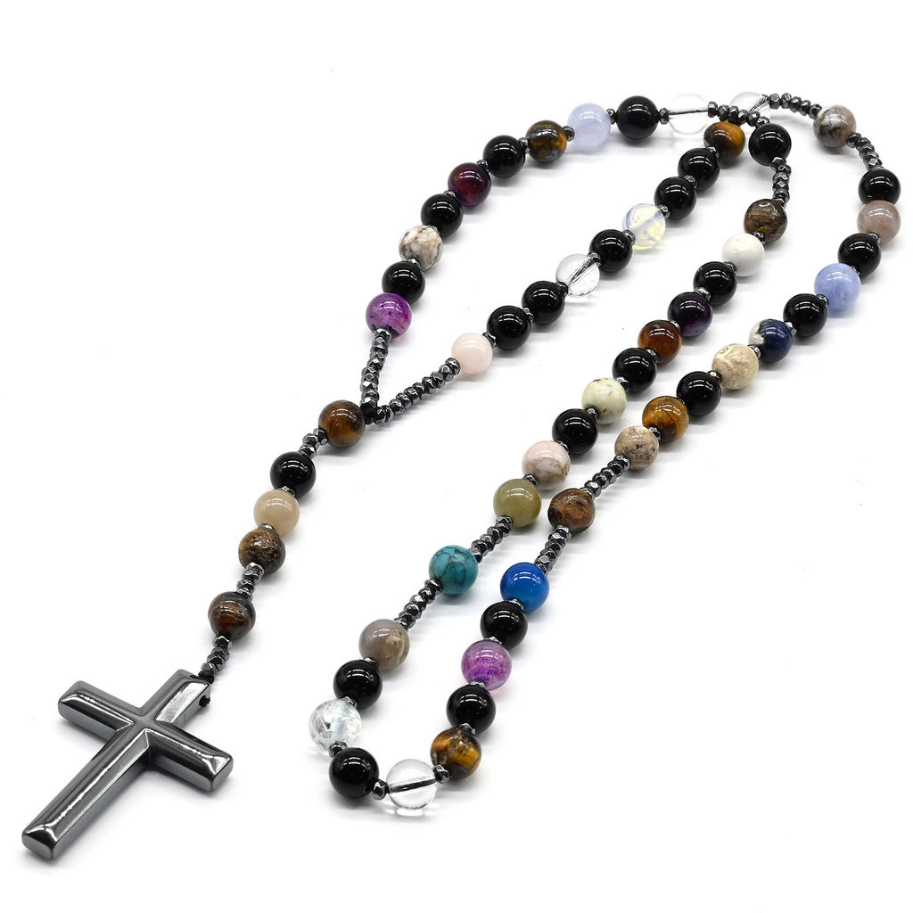 Четки православные 50 бусин из самоцветов шарики 8мм