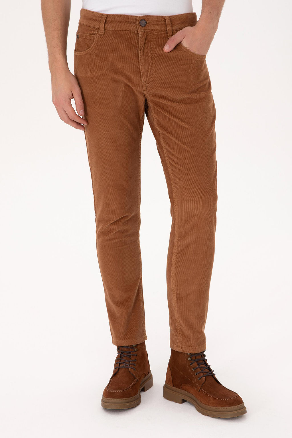 Erkek Camel Kanvas Pantolon - U.s. polo assn фото 2