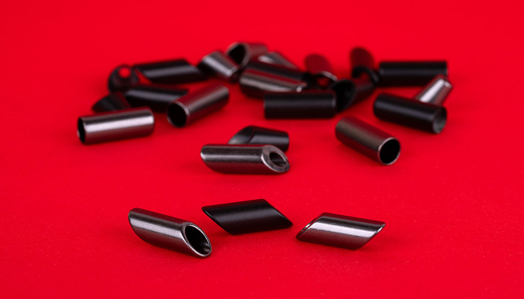 Концевик металл Gamma GB 1654 декоративные в пакете 20 шт №01 Черный