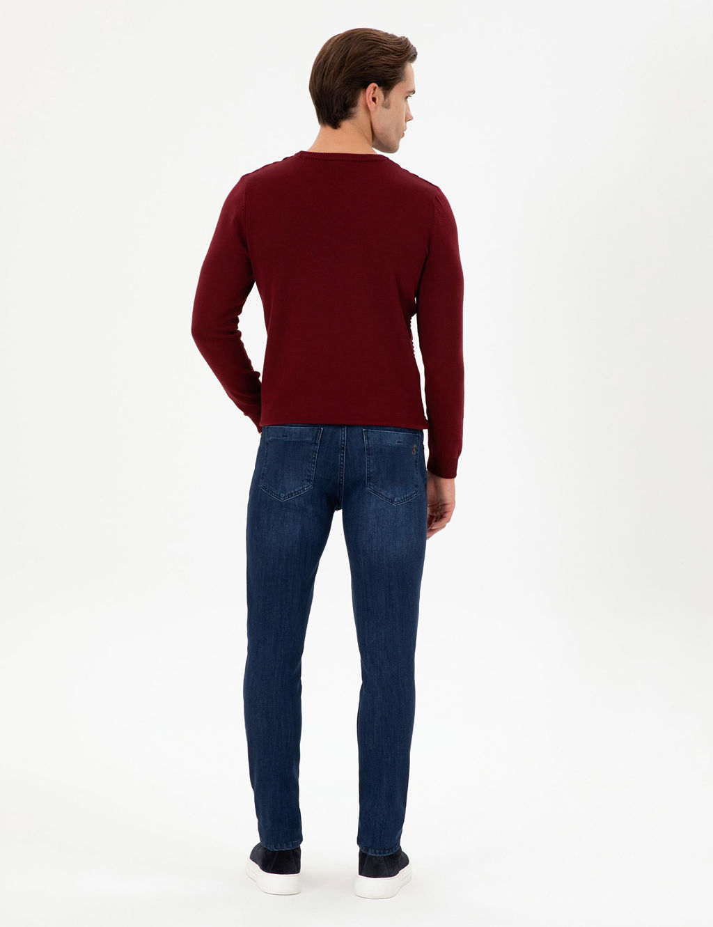 Erkek Koyu Mavi Jean Pantolon