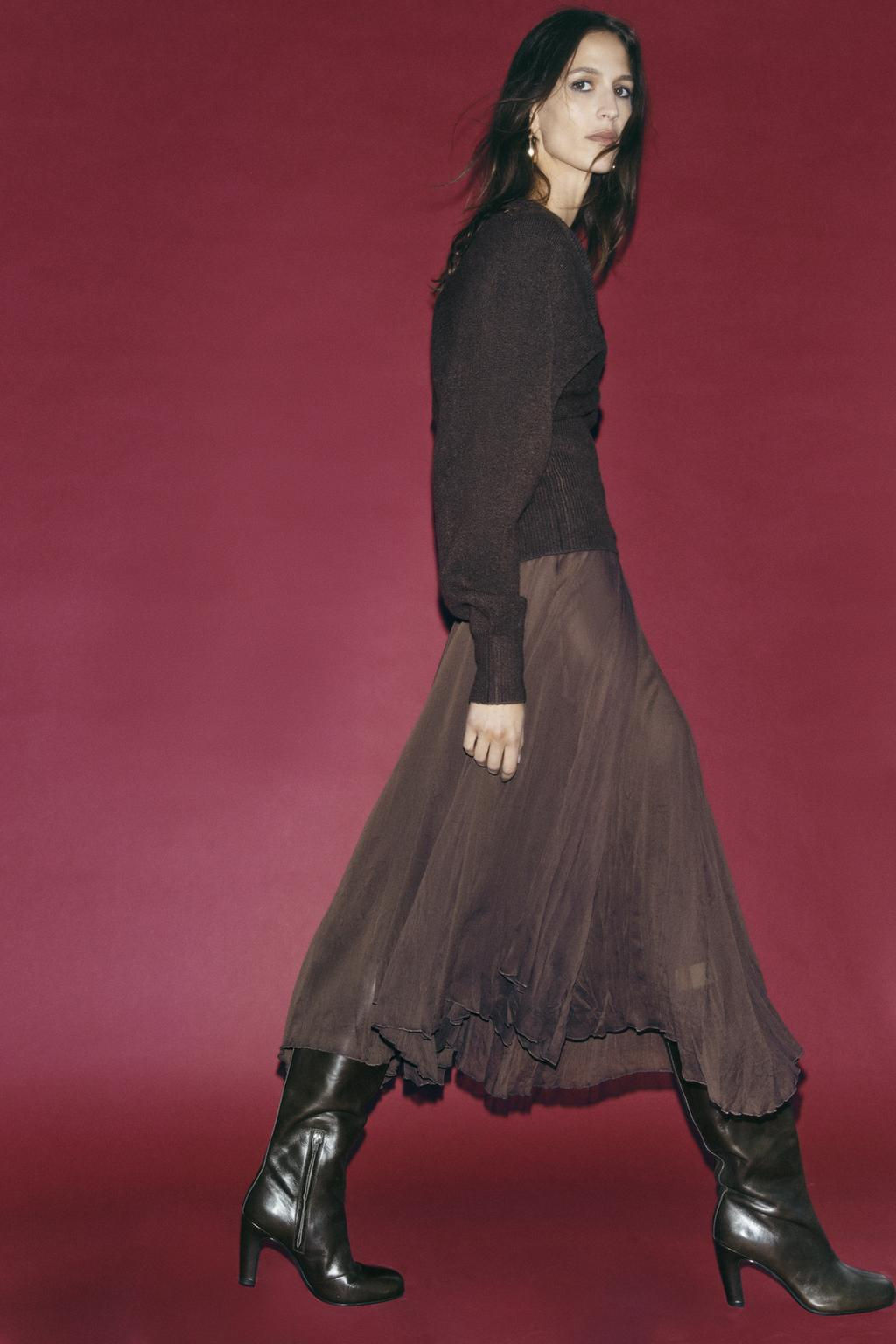 FITTED KNIT CARDIGAN - Zara фото 2