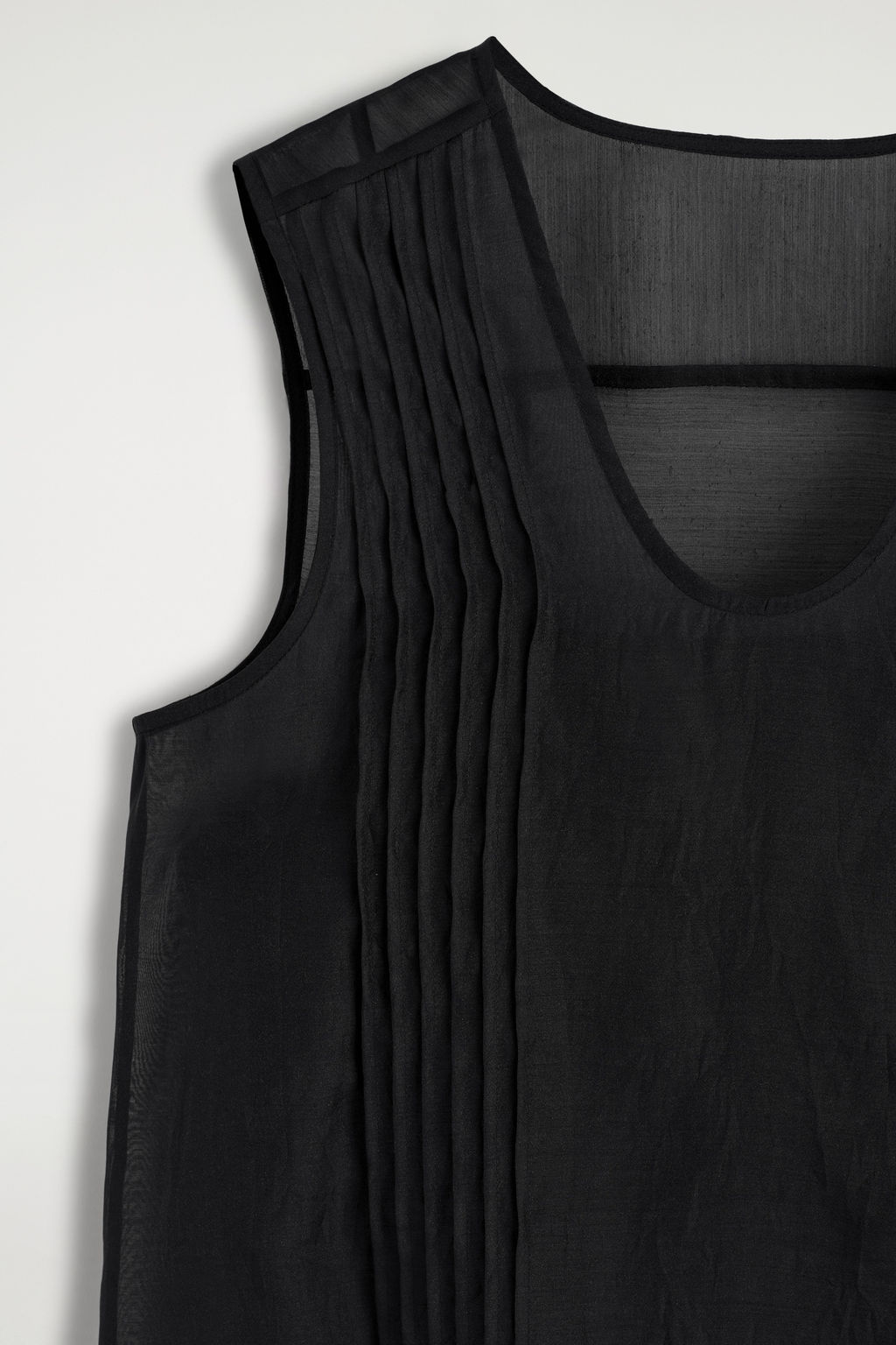 VESTIDO TRANSPARENTE CON DETALLE DE PLIEGUES - H&m фото 6
