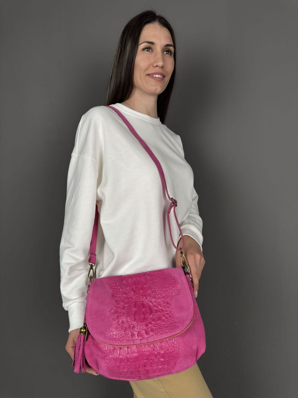 Сумка женская из телячьей кожи