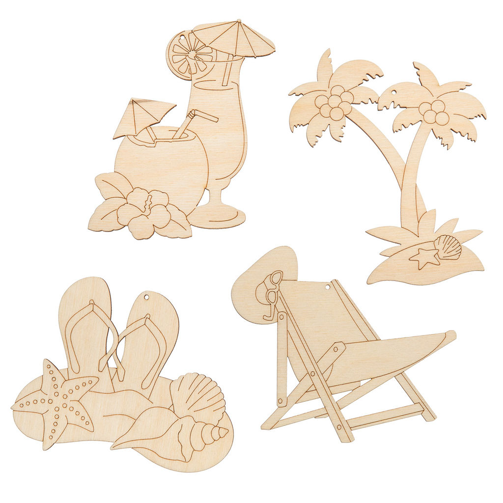 Заготовка для декорирования Mr. Carving ВД-1222 Набор подвесок Отпуск фанера 6.5 х 10 х 0.3 см Отпуск 2 фото 4