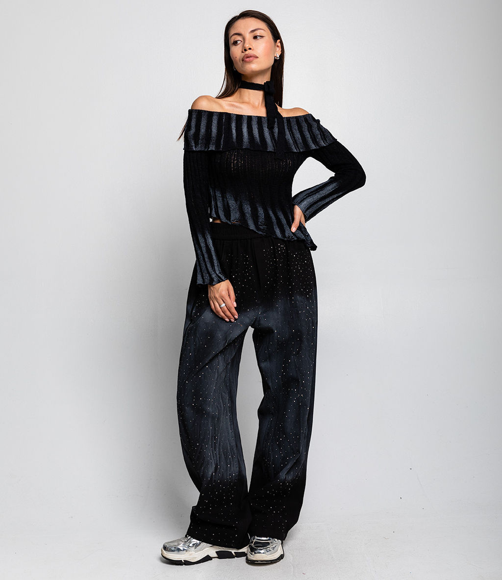 Джемпер #КТ1139, чёрный - Dommod фото 4