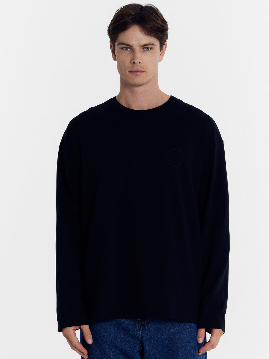 Лонгслив Mark Formelle черный из хлопка  фото 2