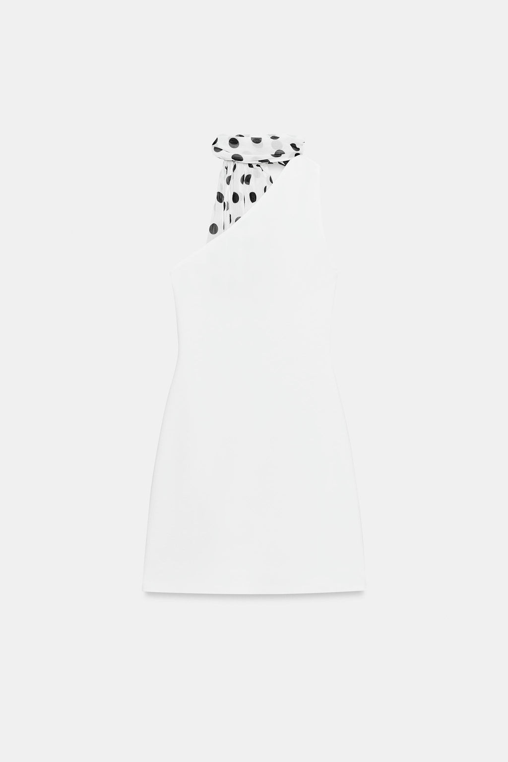 VESTIDO HALTER PA?UELO LUNARES / Blanco - Zara фото 6