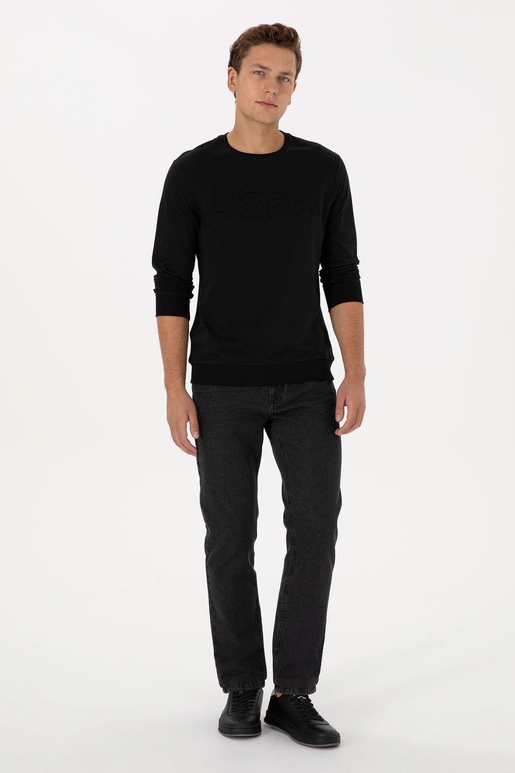 Erkek Siyah Relax Fit Jean Pantolon - U.s. polo assn фото 7