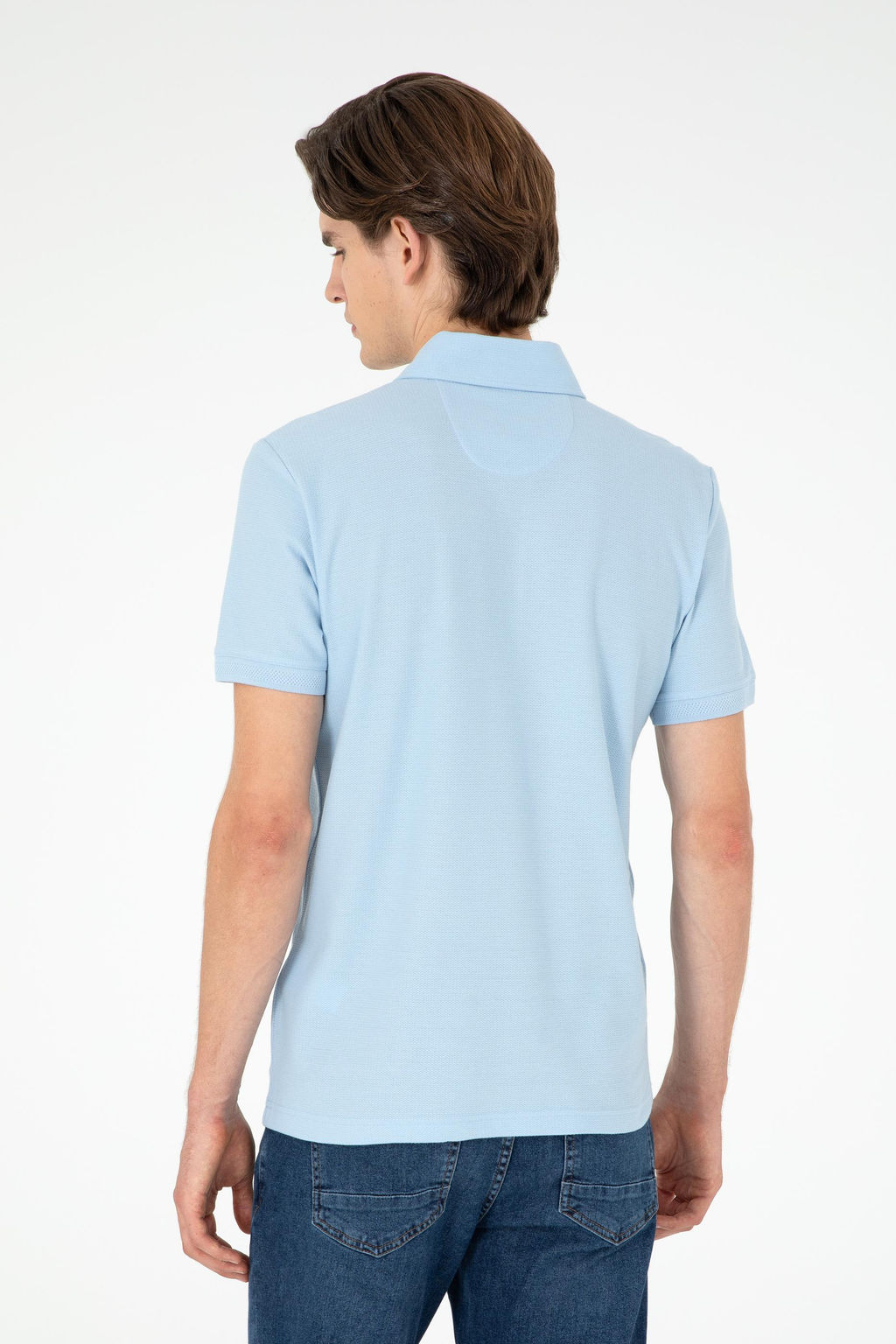 Мужская голубая футболка Неожиданная скидка в корзине - U.s. polo assn фото 5