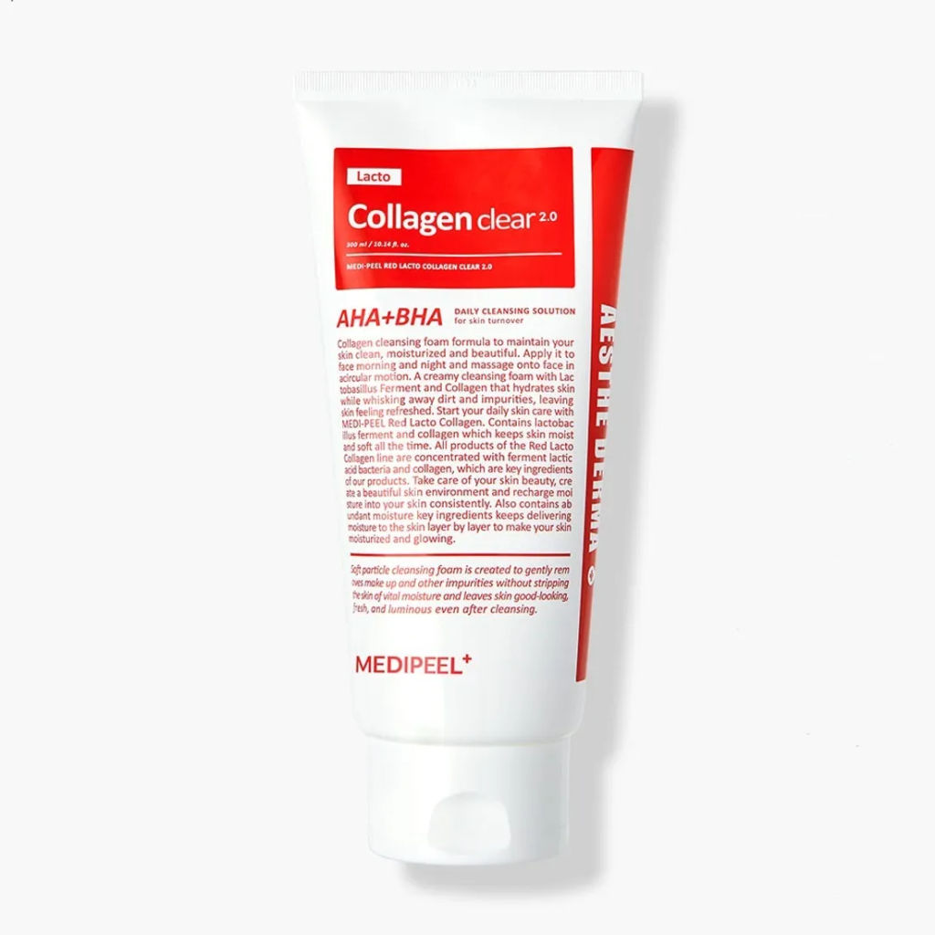 MP Red Lacto Collagen Clear 2.0, 300ml - Очищающая кислотная пенка с коллагеном и пробиотиками