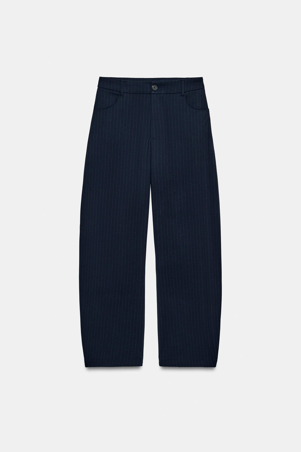 BALLOON PINSTRIPE TROUSERS - Zara фото 12