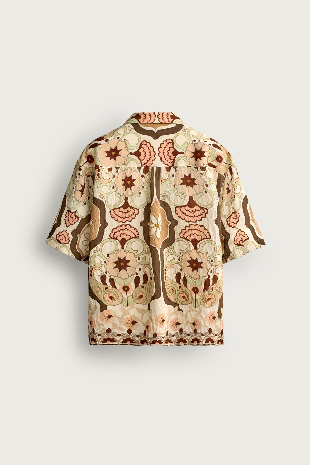CAMISA FLUIDA ESTAMPADO ABSTRACTO / Multicolor - Zara фото 7