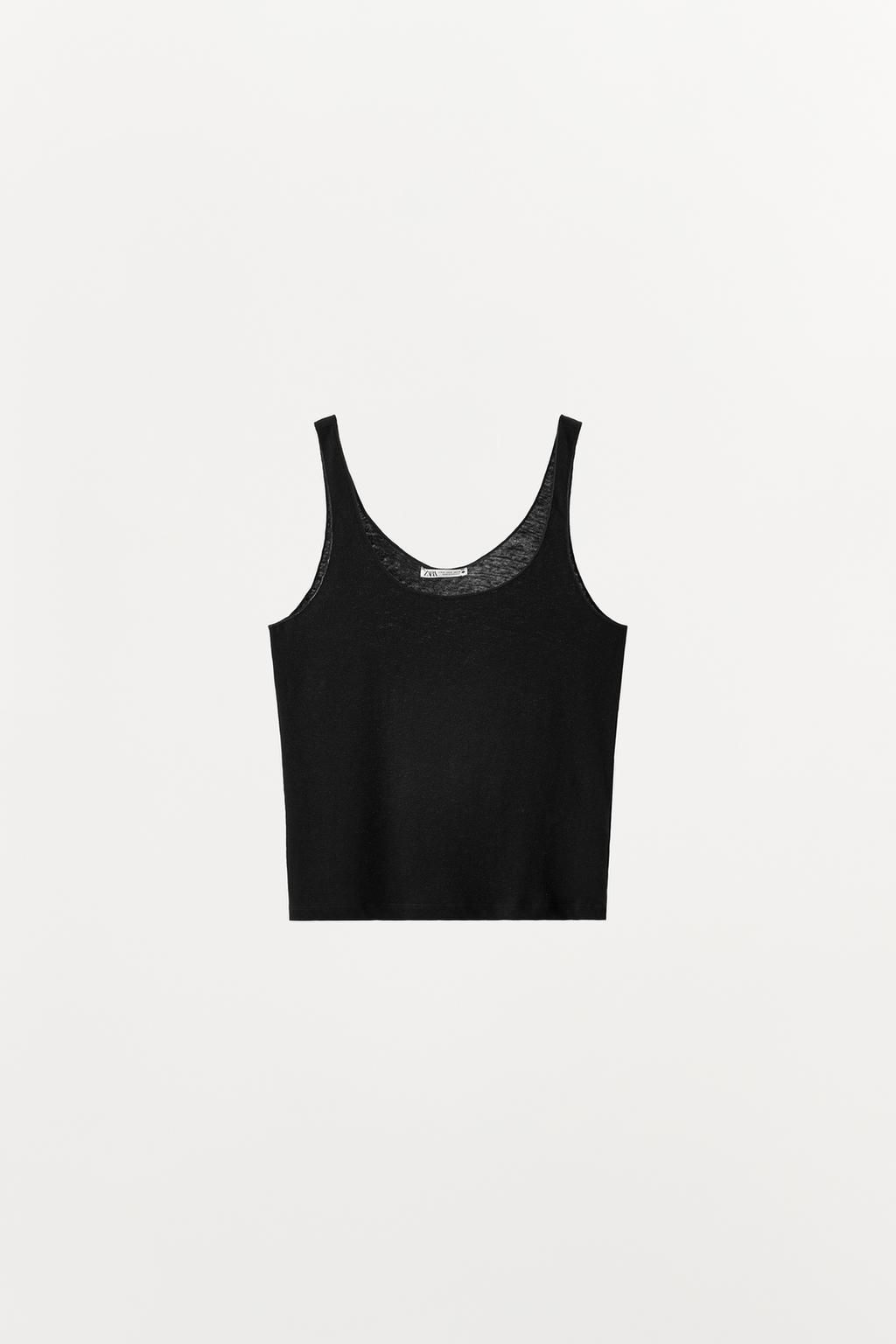 STRAPPY COTTON TOP - Zara фото 12