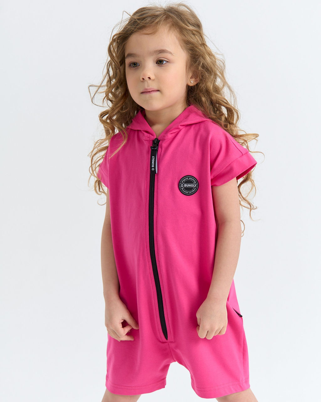 Ромпер на молнии с капюшоном Бабл-гам - Bungly фото 7