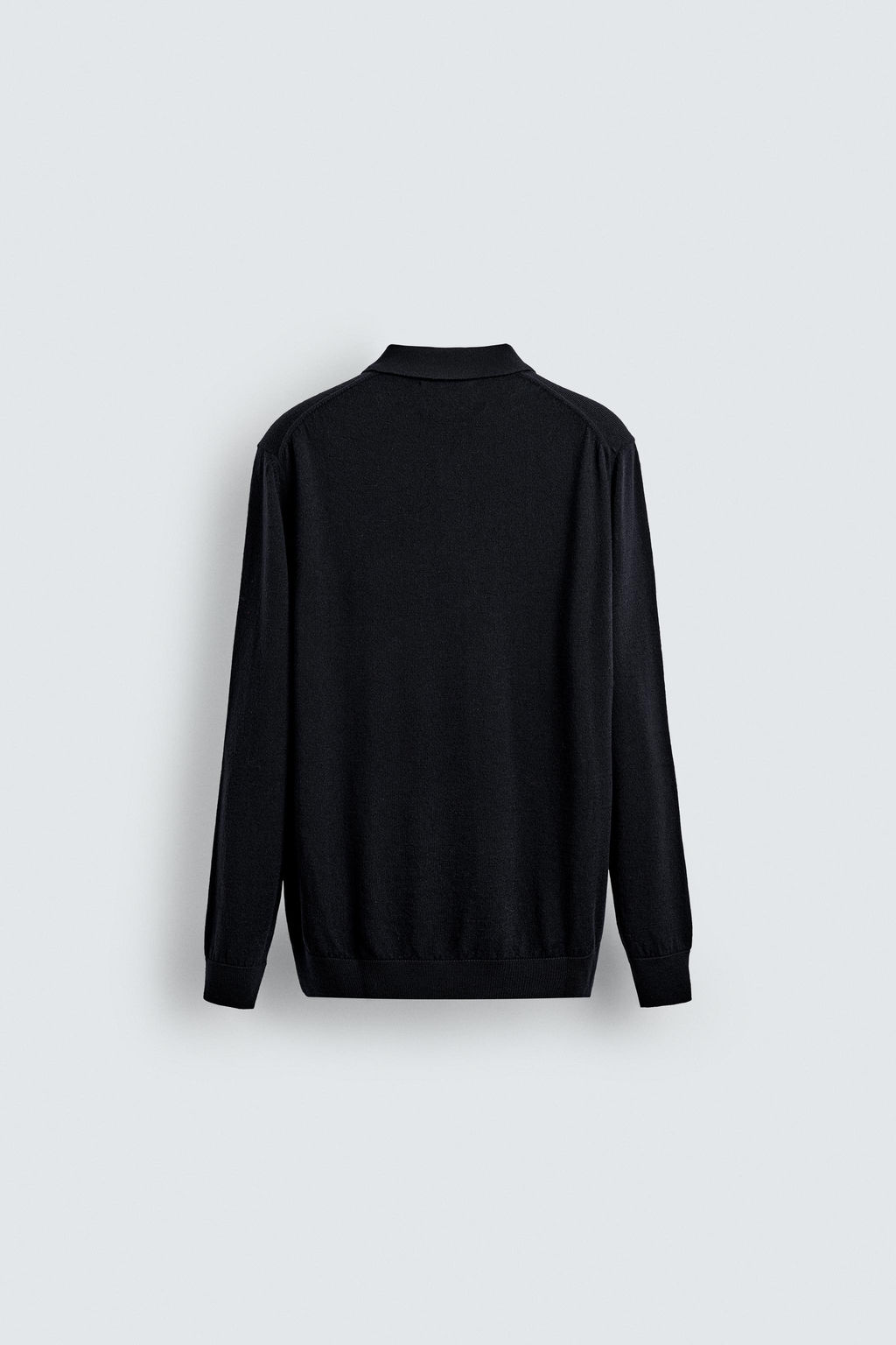 100% WOOL KNIT POLO SHIRT - Zara фото 2