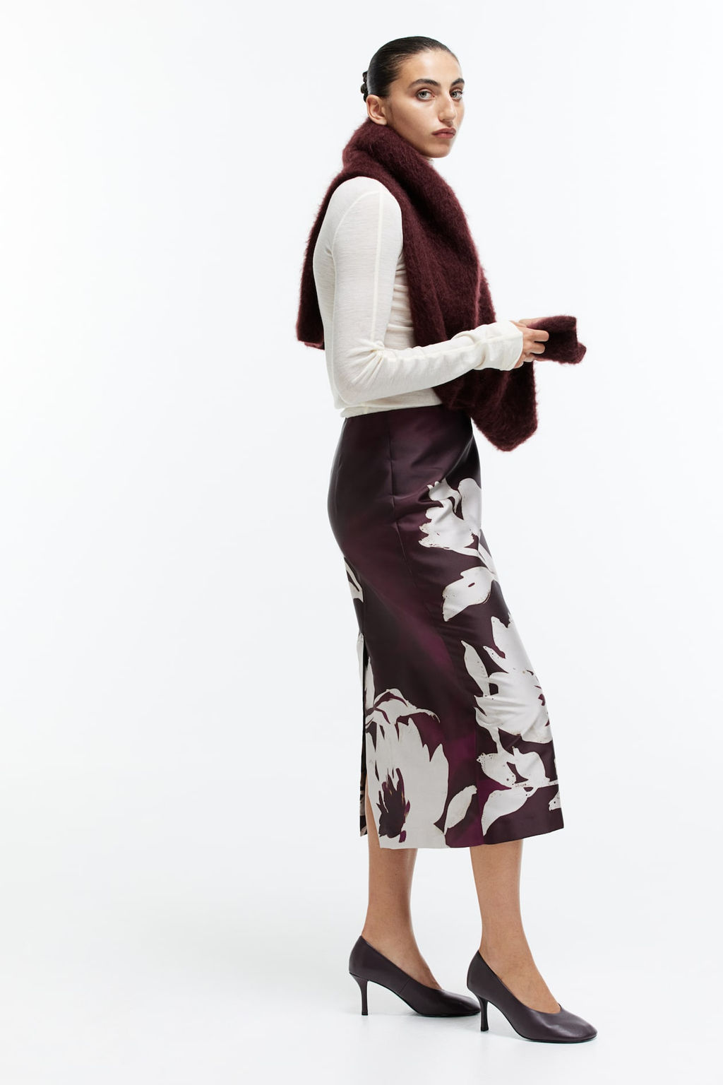 Falda de tubo con motivo estampado - H&m фото 2